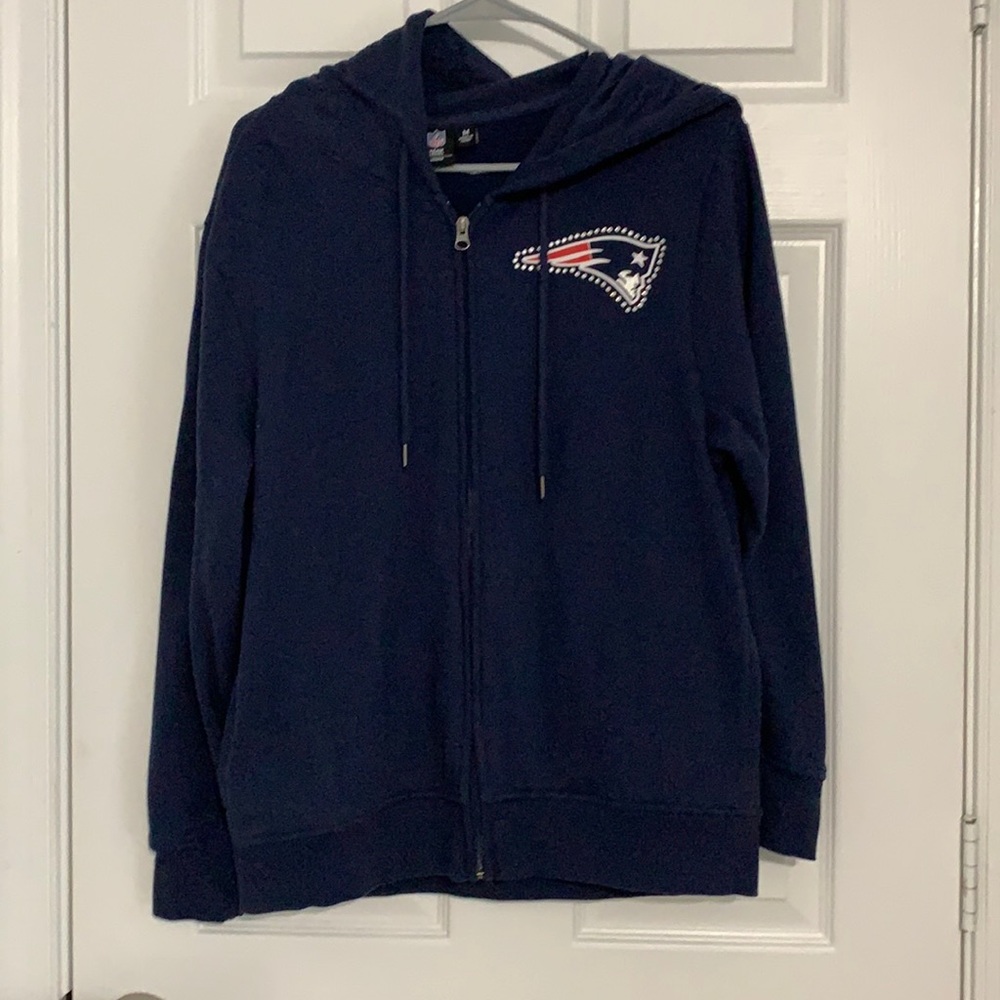 New England patriots zip up